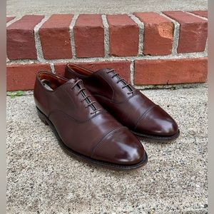 Like New Alden Dark Brown Oxford Shoes Model 920